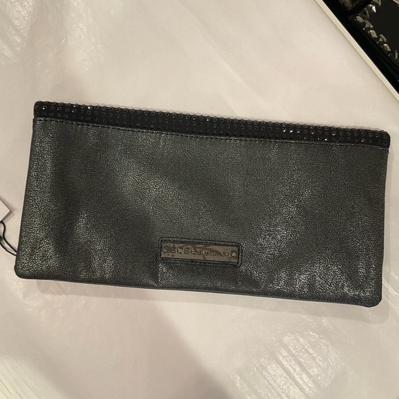 BCBG black crystal detailed clutch - Picture 6 of 12
